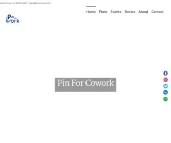 Pinforcowork.com(Pin For Cowork) Screenshot