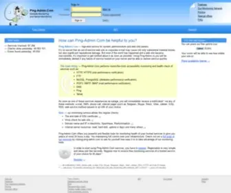Ping-Admin.com(мониторинг сайтов и серверов) Screenshot
