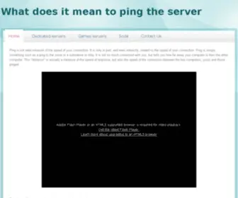 Ping-THE-Server.com(Ping the server) Screenshot