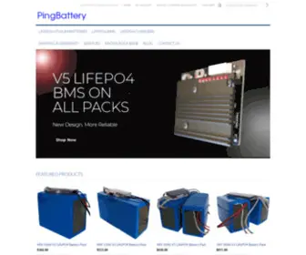 Pingbattery.com(LiFePO4 Battery) Screenshot