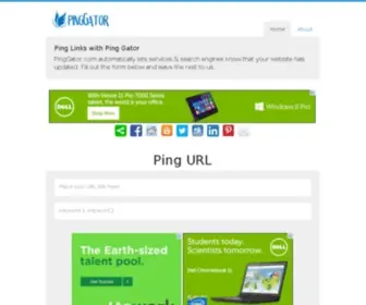 Pinggator.com(URL Index Sumbit Tool) Screenshot
