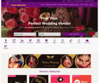 Pinggweddings.com(Pingg Events) Screenshot