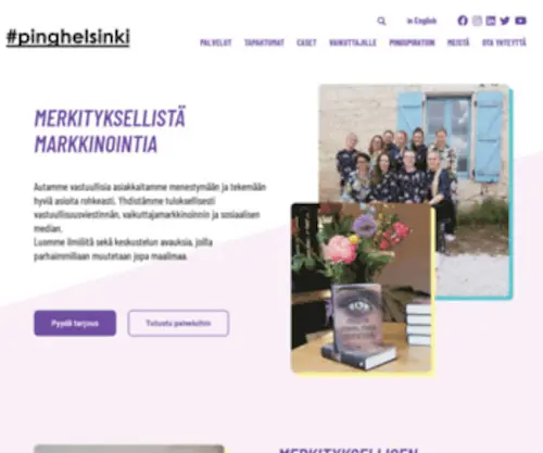 Pinghelsinki.fi(Lue lisää) Screenshot