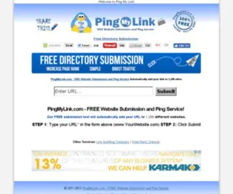 Pingmylink.com(Pingmylink) Screenshot