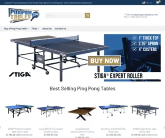 Pingpongtables.com(Ping Pong Tables) Screenshot