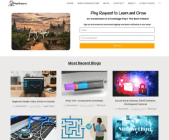 Pingrequest.com(Let's shoot IT troubles) Screenshot