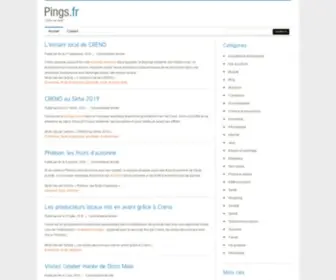 Pings.fr(Service de Ping) Screenshot
