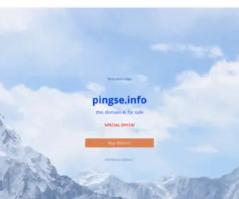Pingse.info(The Leading Pings Site on the Net) Screenshot