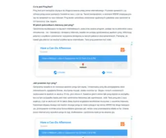 Pingtest.pl(Speed test) Screenshot