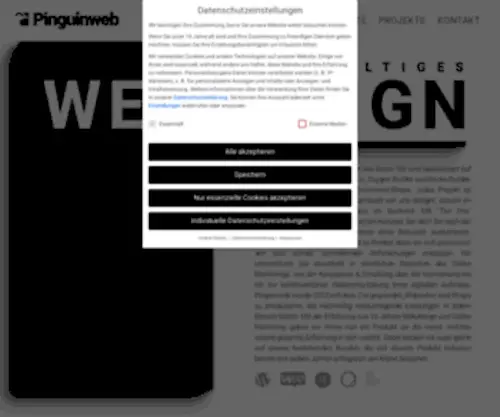 Pinguinweb.de(WordPress Webdesign Agentur) Screenshot
