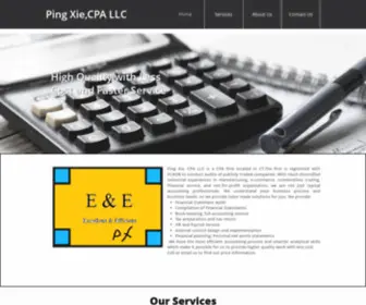 PingXiecPa.com(Accounting Service) Screenshot