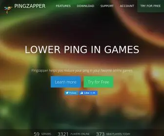 Pingzapper.com(Lower ping in games) Screenshot
