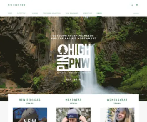 Pinhighpnw.com(Men and Women's clothing) Screenshot