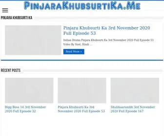 Pinjarakhubsurtika.me(Pinjara Khubsurti Ka Colors Tv Hindi Drama Video Episodes) Screenshot