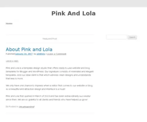 Pinkandlola.com(Pink) Screenshot