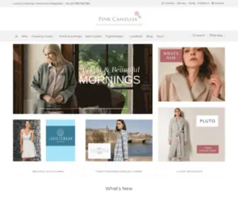 Pinkcamellia.com(Luxury dressing gowns) Screenshot