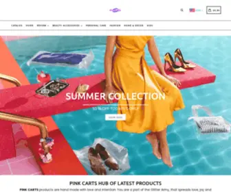 Pinkcarts.com(Buy Luxurious Goods Online) Screenshot