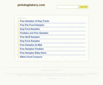 Pinkdogbakery.com(Pinkdogbakery) Screenshot