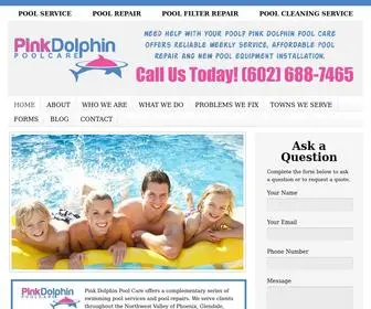 Pinkdolphinpoolcare.com(AZ Pool Cleaners) Screenshot
