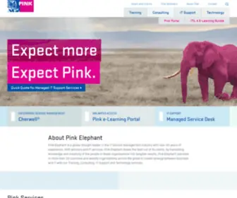 Pinkelephant.co.uk(Pink Elephant) Screenshot