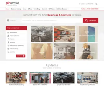 Pinkerala.com(Pinkerala-online business portal) Screenshot