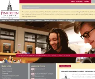 Pinkertonacademy.net(Pinkerton Academy) Screenshot