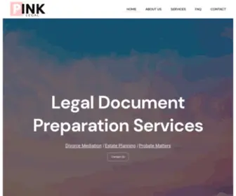 Pinklegal.com(Pink Legal) Screenshot