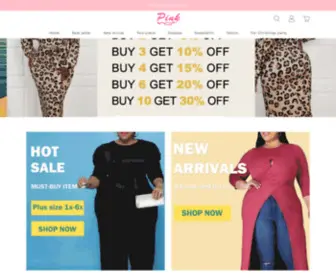 Pinkmepink.com(Pinkmepink-Comfortable & suitable Plus size Clothes) Screenshot