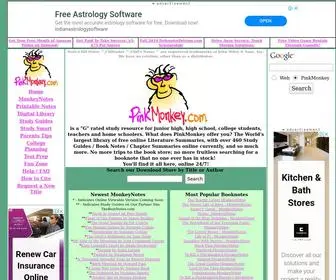 Pinkmonkey.com(Free Book Summaries and Study Guides) Screenshot