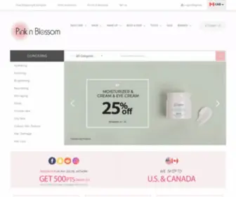 Pinknblossom.com(Korean cosmetics) Screenshot