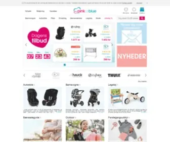 Pinkorblue.dk(Babyprodukter online) Screenshot