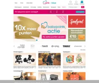 Pinkorblue.nl(Grote babywinkel met autostoelen) Screenshot