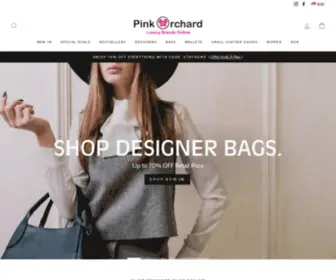 Pinkorchard.com(Buy Designer Bags Online & in Singapore at Pink Orchard) Screenshot