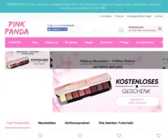 Pinkpanda.de(Schminke, Kosmetik, Make-up und noch vieles mehr) Screenshot