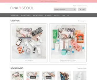 Pinkseoul.com(Korean Beauty Subscription) Screenshot