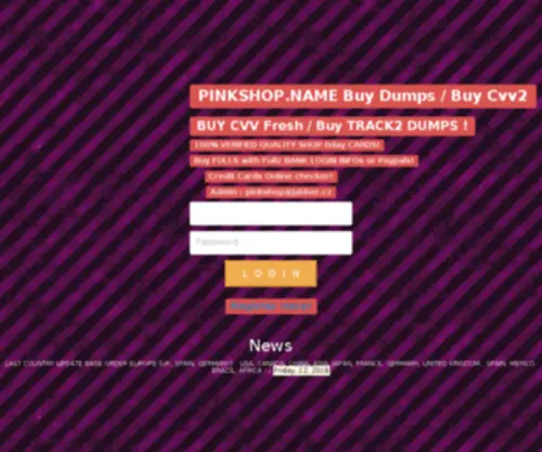 Pinkshop.name(BUY CVV2) Screenshot