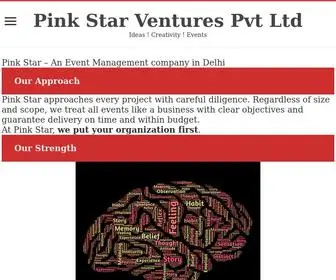 Pinkstargroup.com(Pink Star Ventures Pvt Ltd) Screenshot