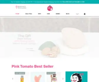 Pinktomatoskincare.com(Pink Tomato) Screenshot