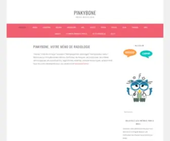 Pinkybone.com(Mémos radiologie) Screenshot