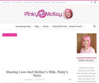 Pinkymckay.com(Pinky McKay Official Website) Screenshot