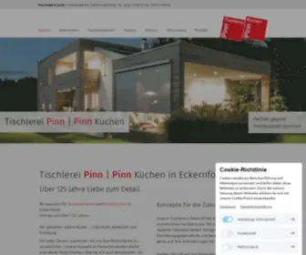 Pinn-Eckernfoerde.de(Tischlerei & Einbauküchen) Screenshot