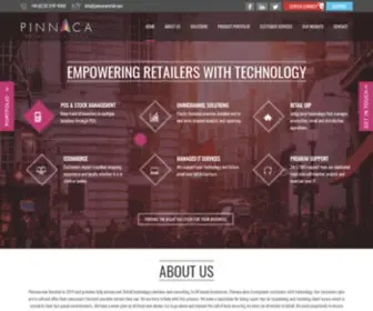 Pinnacaretail.com(The Leading Managed IT Services Company) Screenshot