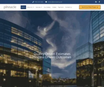 Pinnacle-CST.com(Quantity Estimating Company) Screenshot