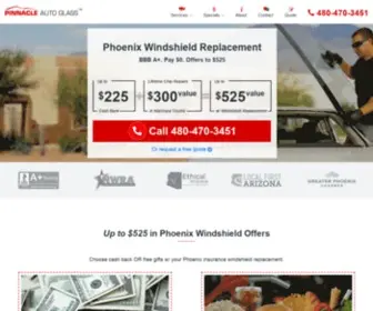 Pinnacleautoglass.com(Windshield Replacement Phoenix AZ) Screenshot