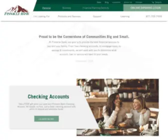 Pinnaclebank.com(Pinnacle Bank) Screenshot