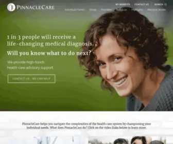 Pinnaclecare.com(PinnacleCare Health Advisors) Screenshot