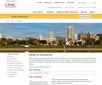 Pinnaclehealth.org(UPMC in Central Pa) Screenshot