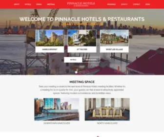 Pinnaclehotels.ca(Pinnacle Hotels & Restaurants) Screenshot