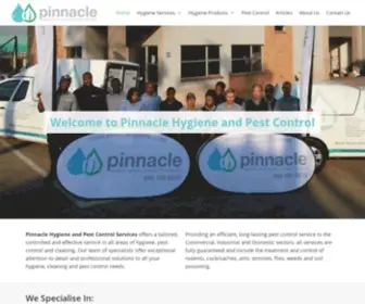 Pinnaclehygiene.co.za(Hygiene and Pest Control Services) Screenshot