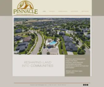 Pinnaclelanddevelopment.com(Pinnacle) Screenshot